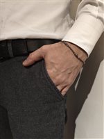 Vicenza - Piazzetta Palladio 2 - Bracciale Zancan Uomo Eternity Titanium in Titanio ETB428G - ETB428G